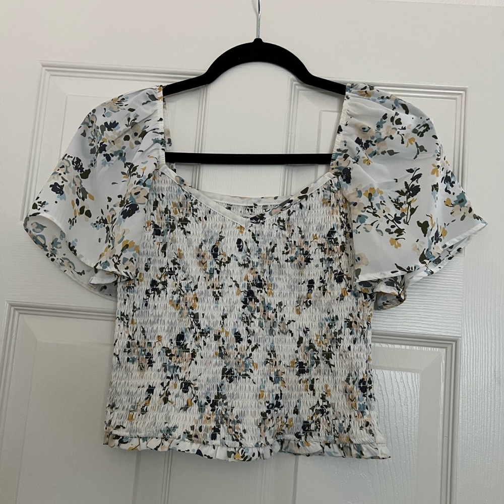 Abercrombie & Fitch Floral Blouse Top